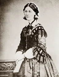 Retrato de Florence Nightingale - Retrato da Filantropa Britânica Florence Nightingale (1820-1910)