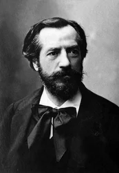 Retrato de Frederic Auguste Bartholdi (1834-1904), escultor francês.