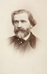 Retrato de Giuseppe Verdi, c. década de 1860