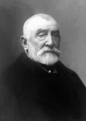 Retrato de Henri Joseph Harpignies (1819-1916), pintor e aquarelista francês.