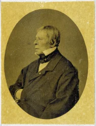 Retrato de Jean Auguste Dominique Ingres (1780 - 1867) em 1841.