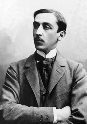 Retrato de Maurice Barres (1862-1923), ensaísta, romancista e político francês.