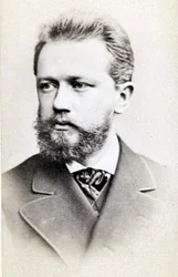 Retrato de Piotr ou Petr Ilyich Tchaikovsky (ou Tchaikowsky