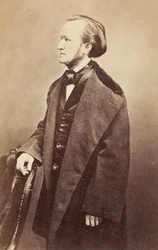 Retrato de Richard Wagner, c. década de 1860