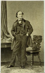 Retrato de Robert Houdin em 1855 (mágico francês do século XIX)
