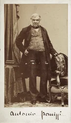 Retrato do Senador Antonio Panizzi (1797-1879) Diretor da Biblioteca do Museu Britânico