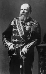 Retrato de Guilherme III (1817-1890), Príncipe de Orange-Nassau, Grão-Duque de Luxemburgo e Rei dos Países Baixos de 1849 a 1890.
