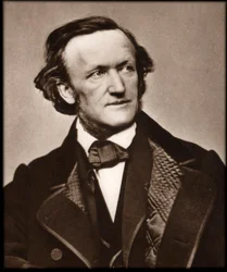 Retrato do compositor Richard Wagner (1813-1883) - Retrato de Richard Wagner (1813-1883), compositor alemão.