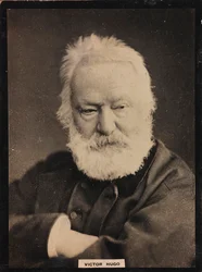 Retrato do escritor francês Victor Hugo (1802-1885)