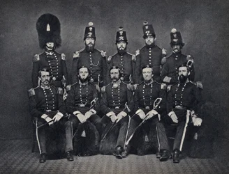 Retrato dos oficiais da Guarda Nacional Belga