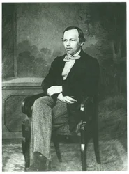 Retrato do autor Fyodor Mikhaylovich Dostoyevsky (1821-1881), Anónimo