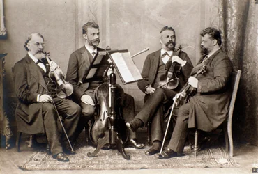Retrato dos membros do quarteto Joachim, c. 1900