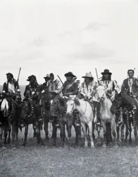 Índios das pradarias, Canadá, final do século XIX.
