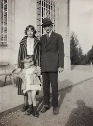 Três membros da família Torrigiani na Villa de Vico d