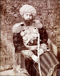 Turquestão - O Emir de Bukhura - A.D 1890.