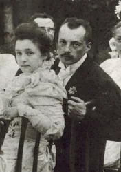 Vladimir Dmitrievich Nabokov (1870-1922) e Elena Ivanovna Rukavishnikova (1876-1939), Anónima. Fotografia