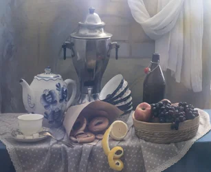 Hora do Chá com Samovar