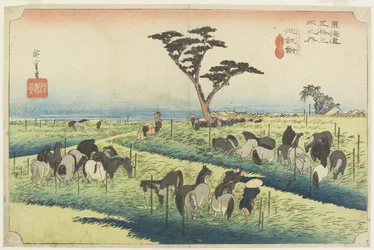 Feira do Cavalo de Abril, Chiryu_, c. 1833