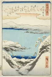 Evening Snow at Hira (Hira bosetsu), da série "Evening Snow at Hira"