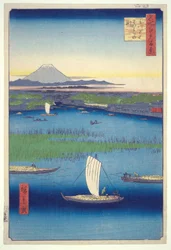 Fairwell Deep at Mitsumata Fork, da série One Hundred Famous Views of Edo