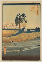Gotenyama em Shinagawa, da série «Cem vistas famosas de Edo»