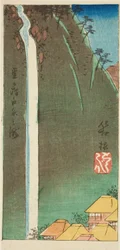 Hakone, seção da folha no. 3 da série "Recortes das Cinquenta e Três Estações (Gojusan tsugi harimaze)"