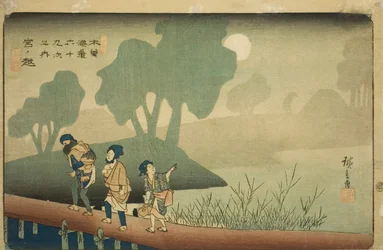 do. 37: Miyanokoshi, da série "Shixty-nines of the kisokaido"