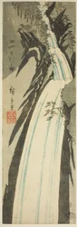 Cachoeira Nunobiki na província de Settsu (Sesshu Nunobiki no taki), de uma série sem título de vistas das províncias