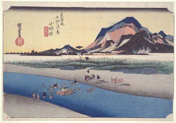 Odawara, Sakawa-gawa, da série As cinquenta e três estações do Tōkaidō