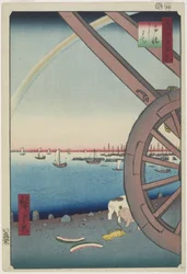 Feira do Boi em Takanawa, abril de 1857