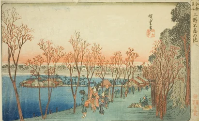 Shinobazu Pond em Ueno (Shinobazu Pond), de Teseries