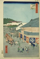Shimoya Hiroko, da série “Ridge dre d fa net s views of Edo (One Hundred Famous Views of Edo)”
