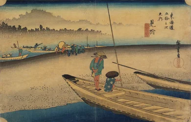 Tenryu_ River View, Mitsuke, c. 1833