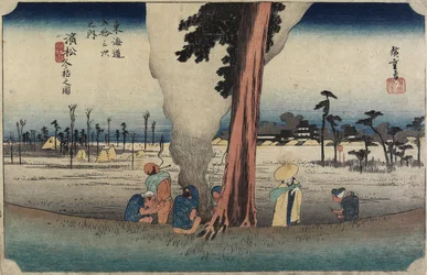 Cena de inverno, Hamamatsu, c. 1833