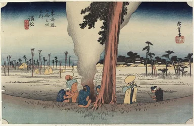 Cena de inverno, Hamamatsu, c. 1833