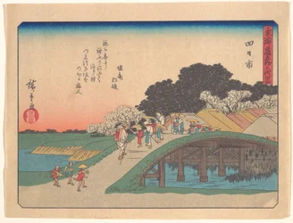 Yokkaichi, da série As cinquenta e três estações da estrada de Tōkaidō