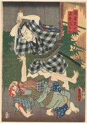 Seibei assassinado por Kyūshichi.
