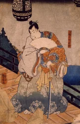 Hachiman Taro Yoshiie, de Utagawa Kuniyoshi