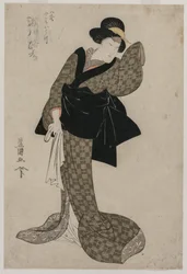 Segawa Roko como esposa de Hachizos Ohatsu, C. 1805.
