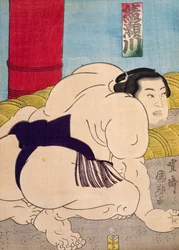 Sumo Wrestler, de Utagawa Toyokuni, xilogravura