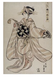 O ator Segawa Michisaburo, c.1804-1806 (xilogravura sobre papel)