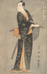 Ator Kabuki Sawamura Sojuro III, da série Portraits of Kabuki Actors on Stage ..., ca. 1794.