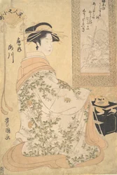 Takigawa da Ogiya Pleasure House, início do século XIX.