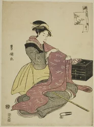 O décimo segundo mês (Goku getsu), da série "Fashionable Twelve Months (Furyu junikagetsu)"