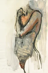 Figura masculina contemplativa