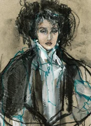 Retrato de uma senhora elegante