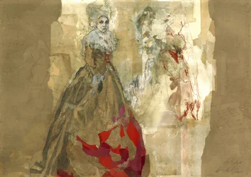 Retrato de uma senhora elegante