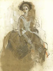 Retrato de uma senhora elegante