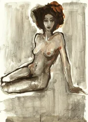 Figura nua reclinada