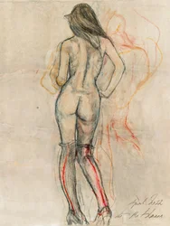 Desenho de nu sensual